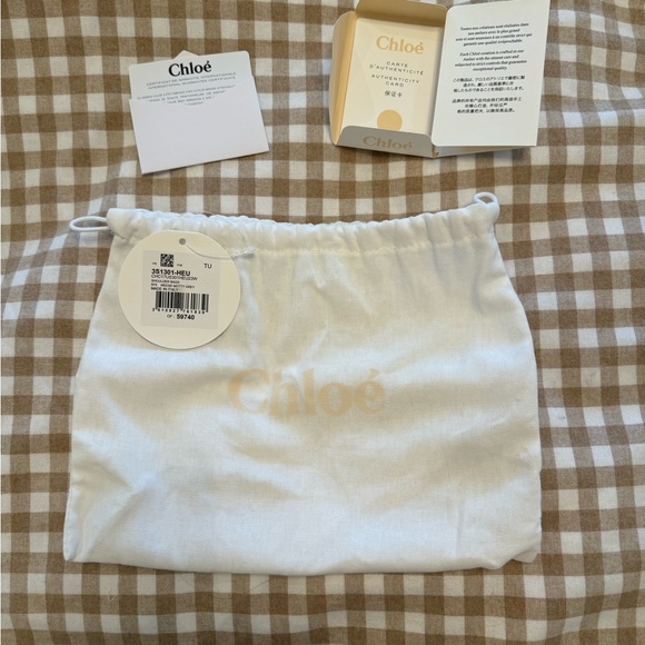 Chloe Nile NEAR MINT Bag Motty Grey - Picture 2 of 9